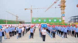 人人講安全 個(gè)個(gè)會(huì)應(yīng)急——洛陽(yáng)農(nóng)副產(chǎn)品冷鏈物流中心項(xiàng)目安全月觀摩交流會(huì)圓滿舉行！